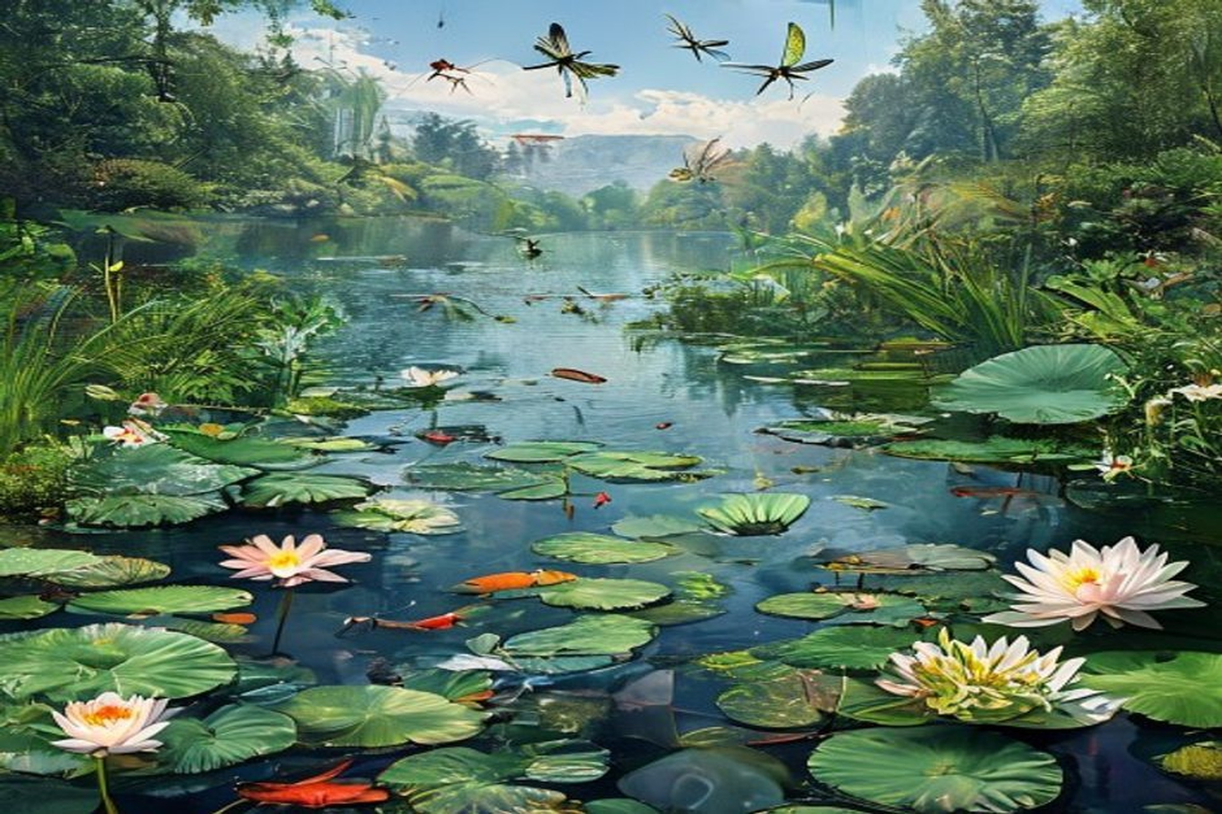 Cum să creezi un ecosistem echilibrat în iazul natural